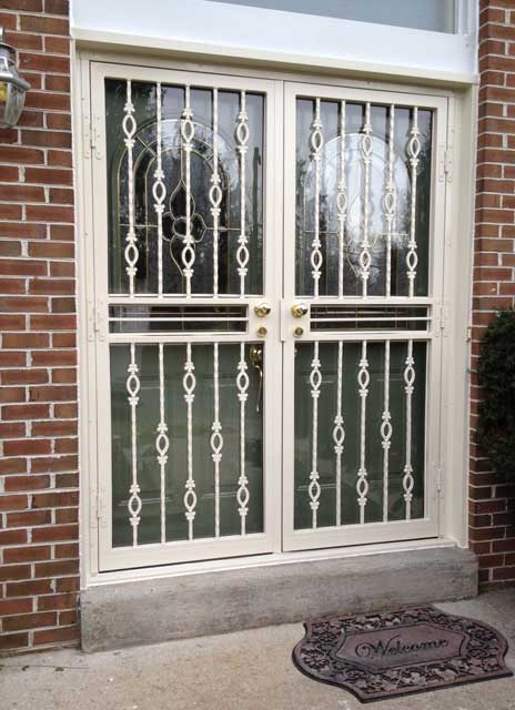 steel security storm doors